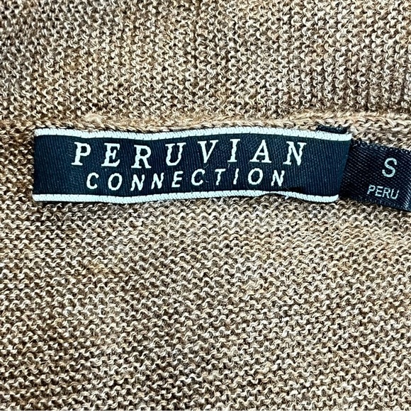 Peruvian Connection Alpaca and Silk Long Timeless Links Cardigan Womens Small - Picture 8 of 11